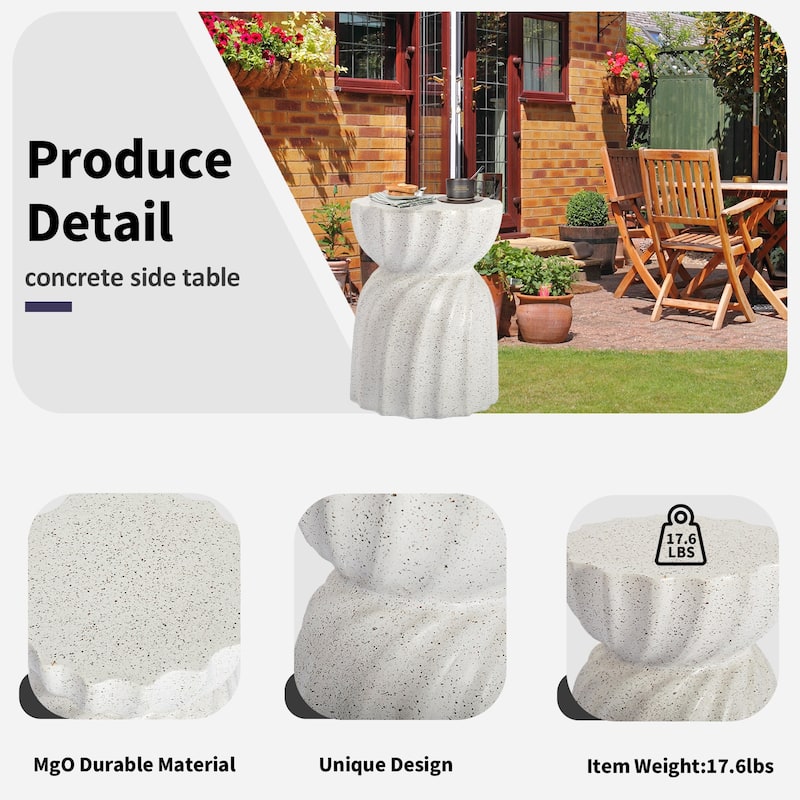 COSIEST Round 14' Outdoor Side Table