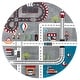 preview thumbnail 6 of 68, SAFAVIEH Carousel Kids Riemy Neighborhood Road Rug