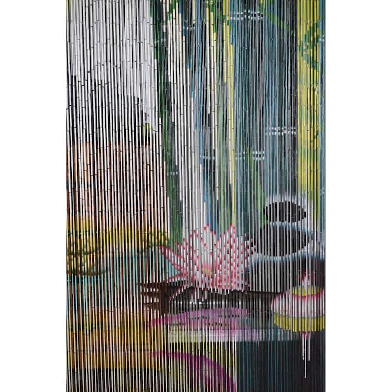 Handmade Serenity Zen Bamboo Beaded Curtain