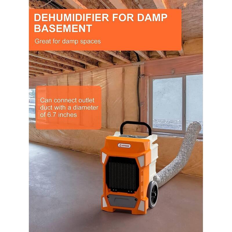 190 PPD Commercial Dehumidifier with Pump and Drain Hose