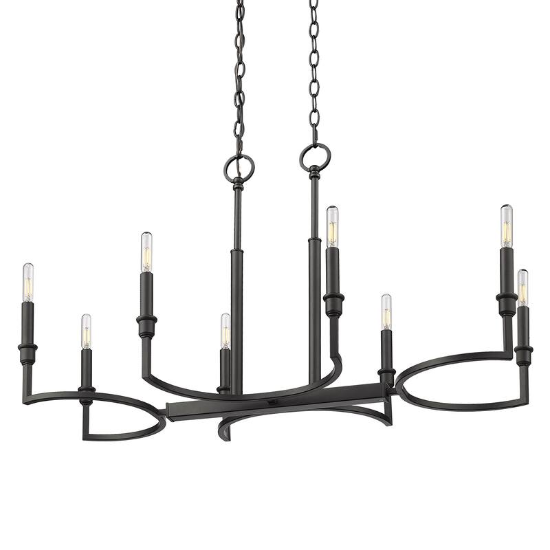 Ellyn Linear Pendant - Matte Black