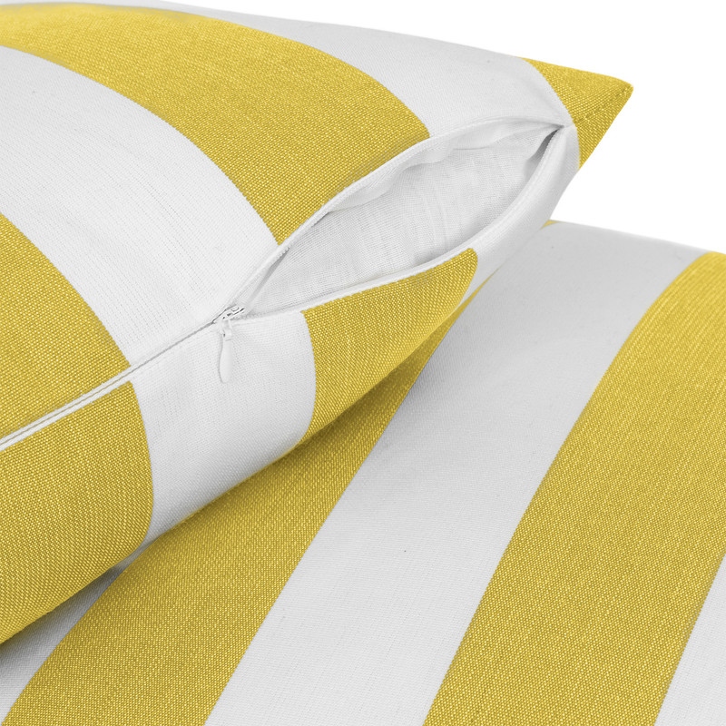 Sherry Kline Indoor/Outdoor Cabana Stripe 18" Knife Edge Set of 2 Filled Pillow