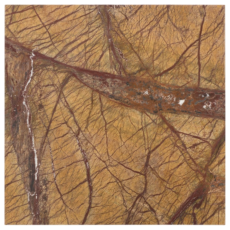 SAFAVIEH Couture Adriano 12-inch Marble Accent Table - 12"W x 12"D x 18"H