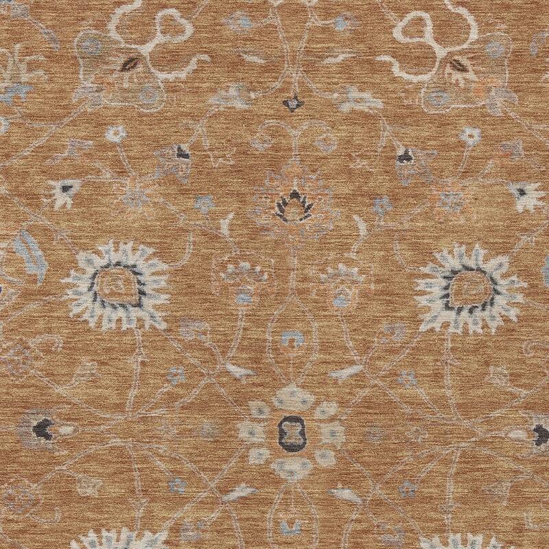 HomeRoots Floral Traditional Rectangle Outdoor Rug