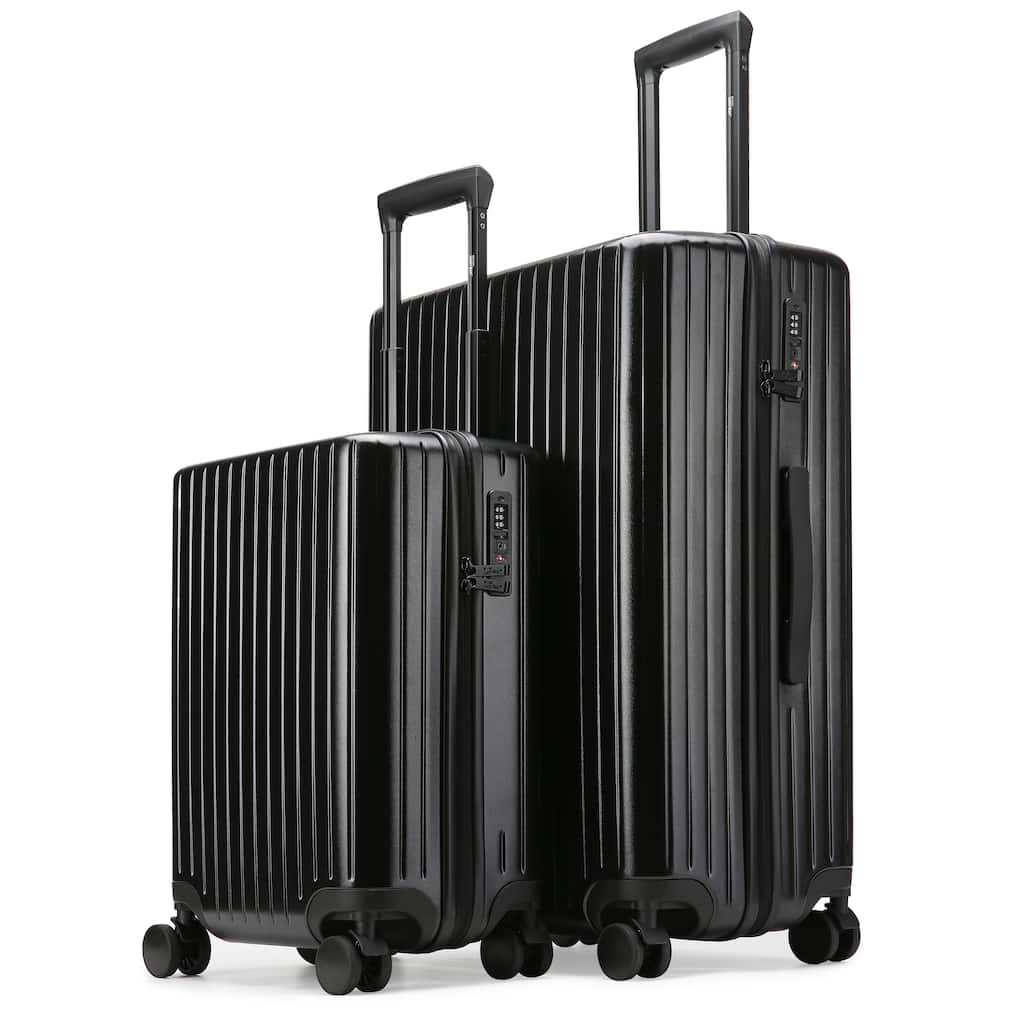 Miami CarryOn Ocean Polycarbonate 2 Piece Spinner Luggage Set