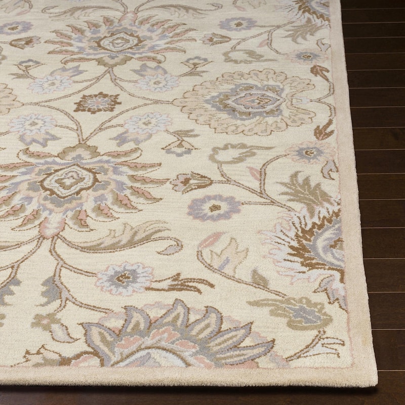 Livabliss Caesar Updated Traditional Paisley Hand Tufted Area Rug.