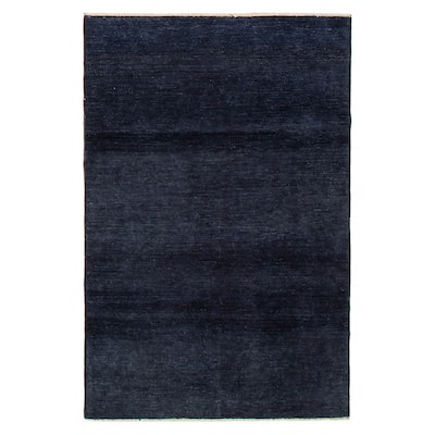 Pak Finest Gabbeh Navy Rug 3'9" x 5'7" - 3'9 x 5'7