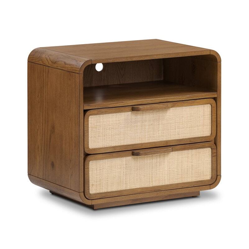 Poly & Bark Neva Nightstand in Reposado Oak