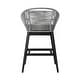preview thumbnail 26 of 69, Tutti Frutti Solid Eucalyptus Wood and Rope Outdoor Patio Counter or Bar Height Barstool
