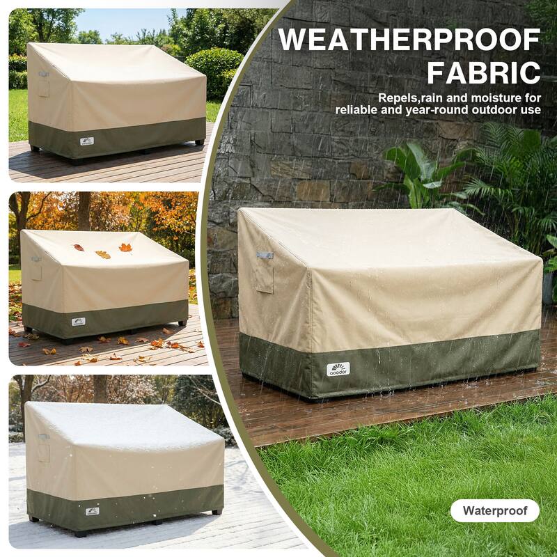Aoodor Heavy Duty Patio Loveseat Cover