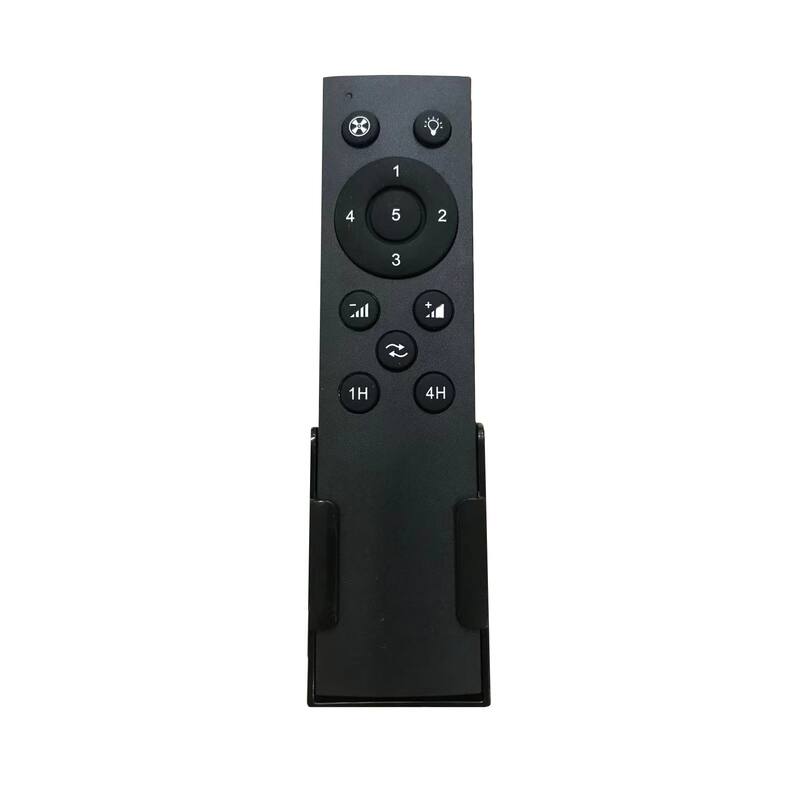 Black 52'' Reversible Smart Ceiling Fan With Remote Control, Integrated Led Light Bulb