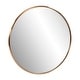 preview thumbnail 3 of 4, Allan Andrews Round Decorative Stainless Steel Framed Wall & Accent Mirror - 32"D