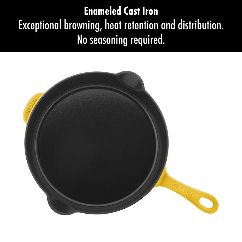 STAUB Cast Iron 11-inch Traditional Skillet