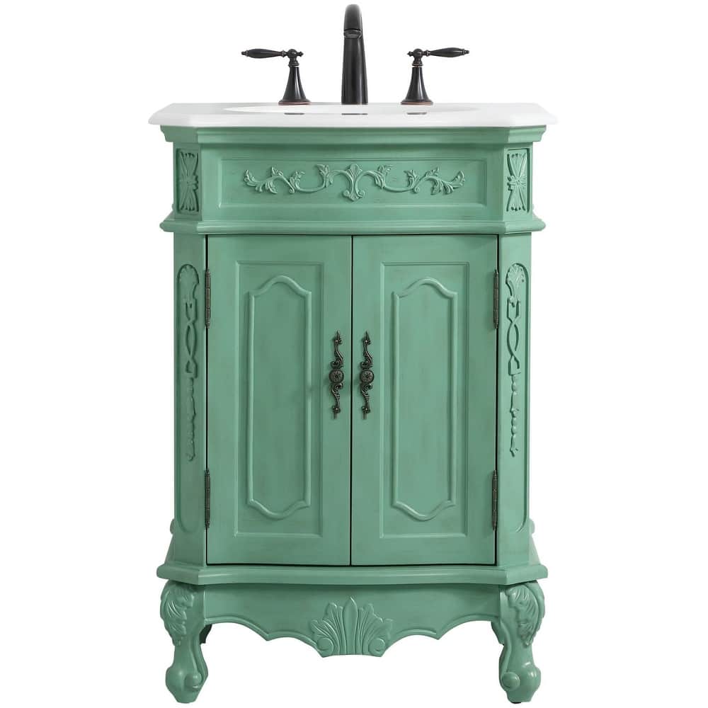 Elegant Lighting VF10124-VW Danville 24" Free Standing Single Basin