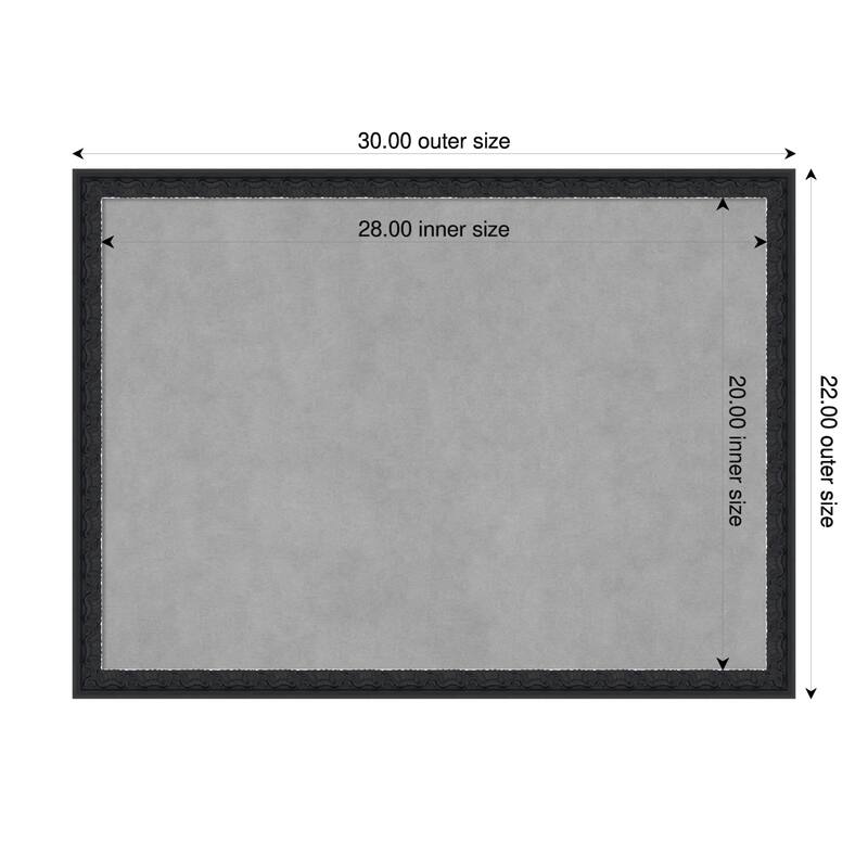 Amanti Art Bethany Black Framed - 30 x 22 in - Bethany Black