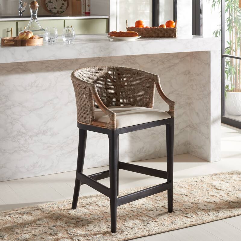 SAFAVIEH Home Brando Counter Stool - 22"W x 21"D x 35"H
