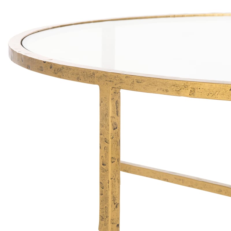 SAFAVIEH Couture Tauri Forged Metal Round Coffee Table - 36"W x 36"D x 15"H