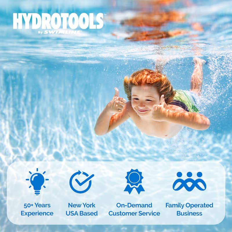 Swimline HydroTools 50 Sq Ft Sure Flo Cartridge Pool Filter Tank and Elements