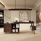 preview thumbnail 2 of 11, L Shaped Executive Desk 55.1" L Shape Computer Desk Office Desk
