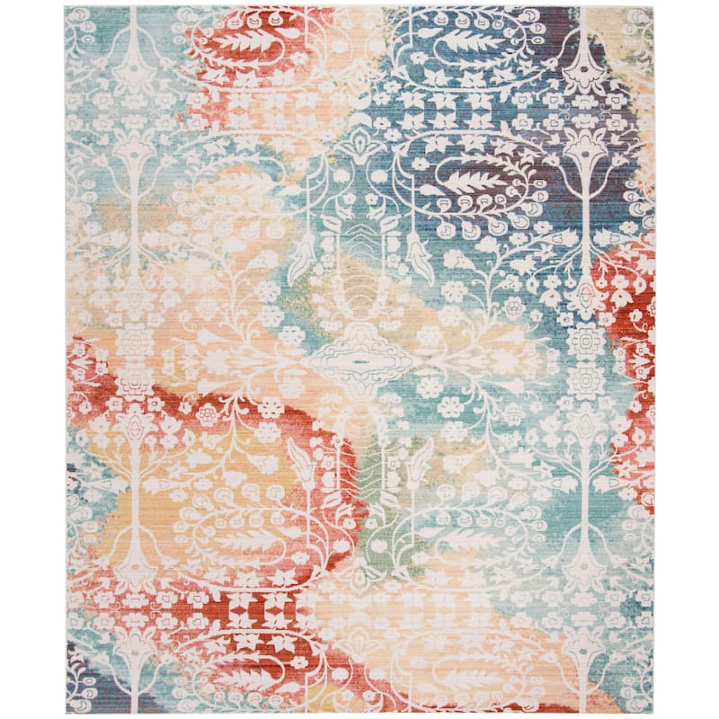 SAFAVIEH Mystique Solvita Watercolor Oriental Polyester Rug