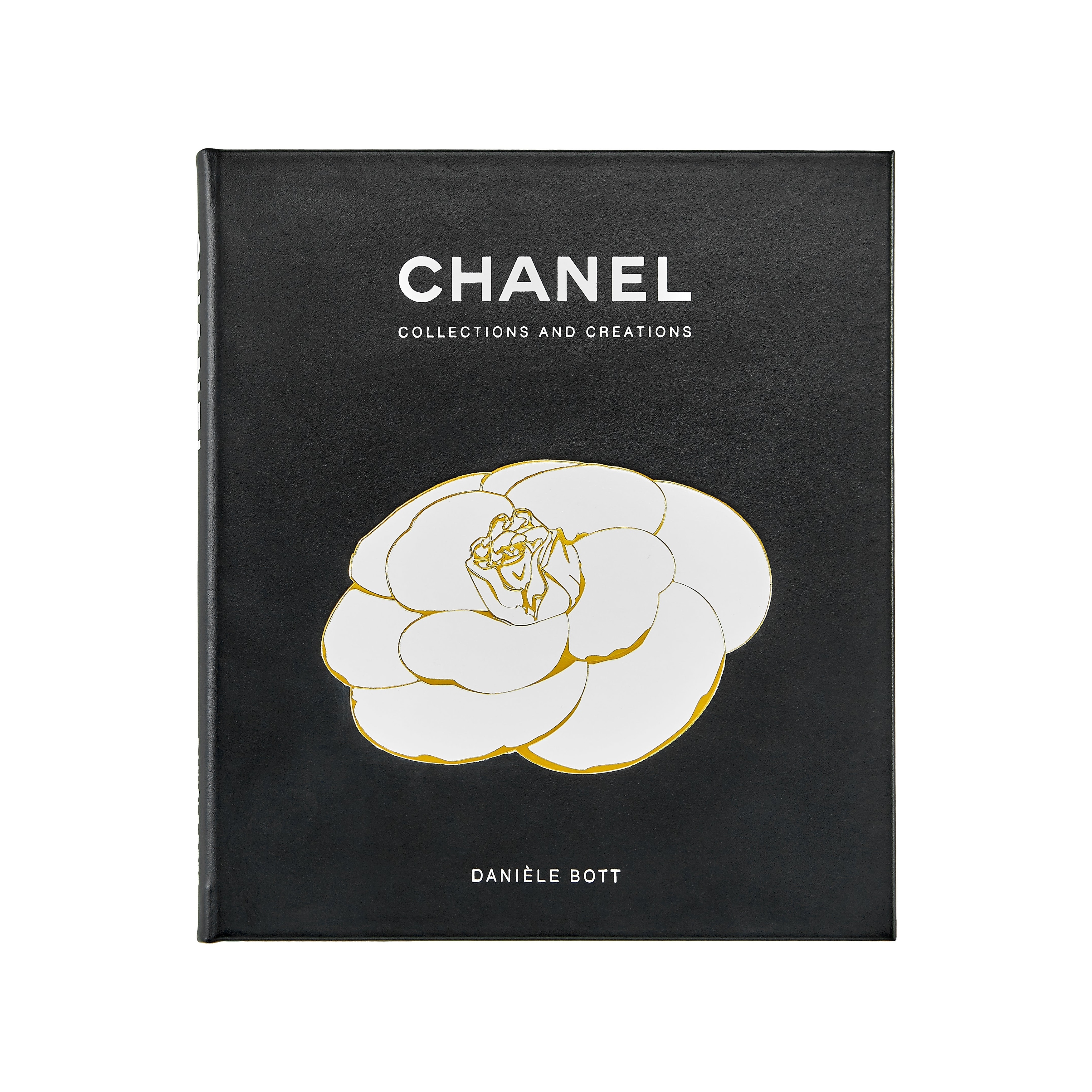 Graphic Image Chanel Collections & Creations Coffee Table Book, Leather, Black