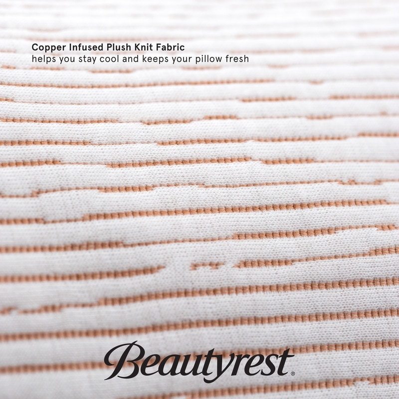beautyrest copper gel memory foam pillow
