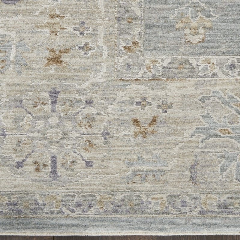 Power Loomed Floral Traditional Area Rug - 122' X '27' X '0.5