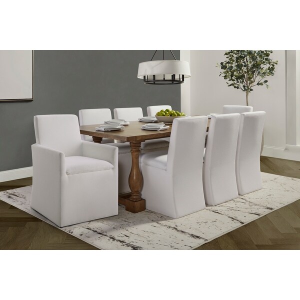 Mara 95in. Rectangular Dining Table, Brown - Bed Bath & Beyond