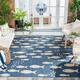 SAFAVIEH Courtyard Illa Indoor/ Outdoor Waterproof Patio Backyard Rug