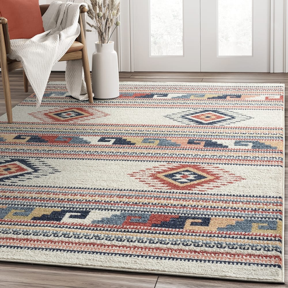 Abani Rug Sedona Southwestern Diamond Pattern Area Rug