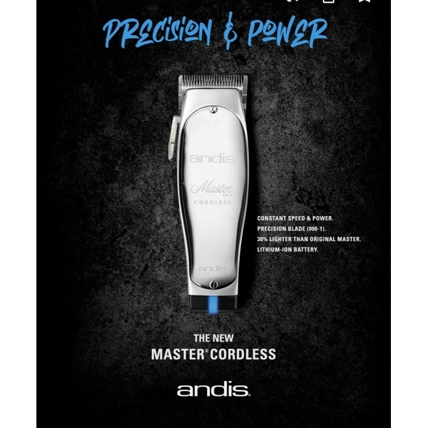 andis master cordless hair clipper