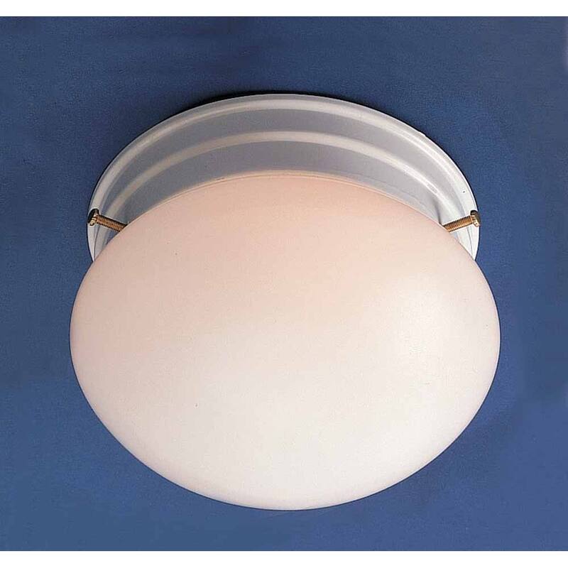 Volume Lighting V7008 2 Light 9" Width Flush Mount Ceiling Fixture - White