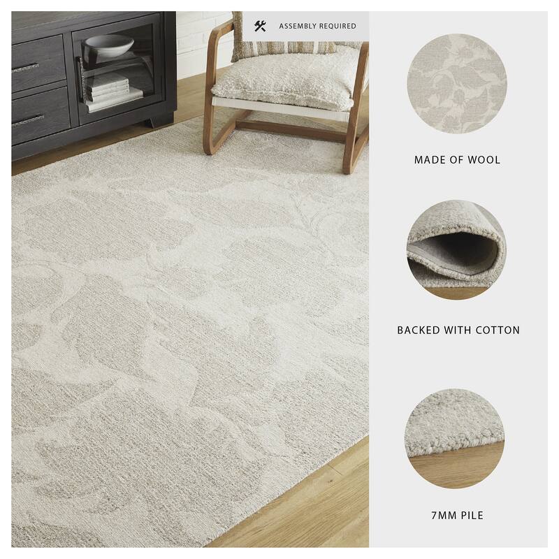 Signature Design by Ashley Chadess Linen/Taupe Rug