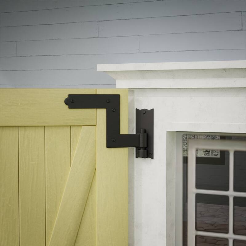 Black Shutter Hinge Wrought Iron 6.5" Colonial Sold As Pair (Set of 50) Renovators Supply