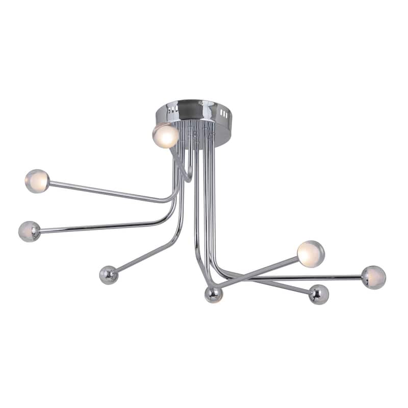 Craftmade Solis 8 Light 33" Wide Integrated LED Flush Mount Ceiling