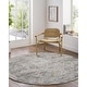 preview thumbnail 1 of 0, Livabliss Brunswick Traditional Medallion Area Rug Grey/Beige - 10' x 13' 11"