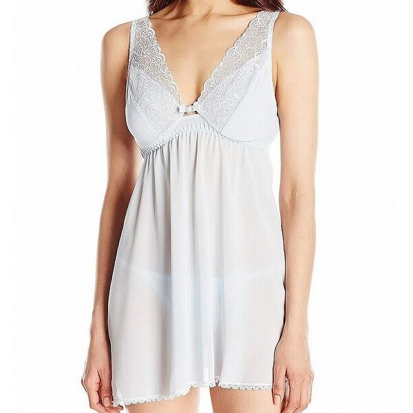 Seductivewear Women Sleepwear White Size Large L Lace Rhinestone Chemise. Opens flyout.