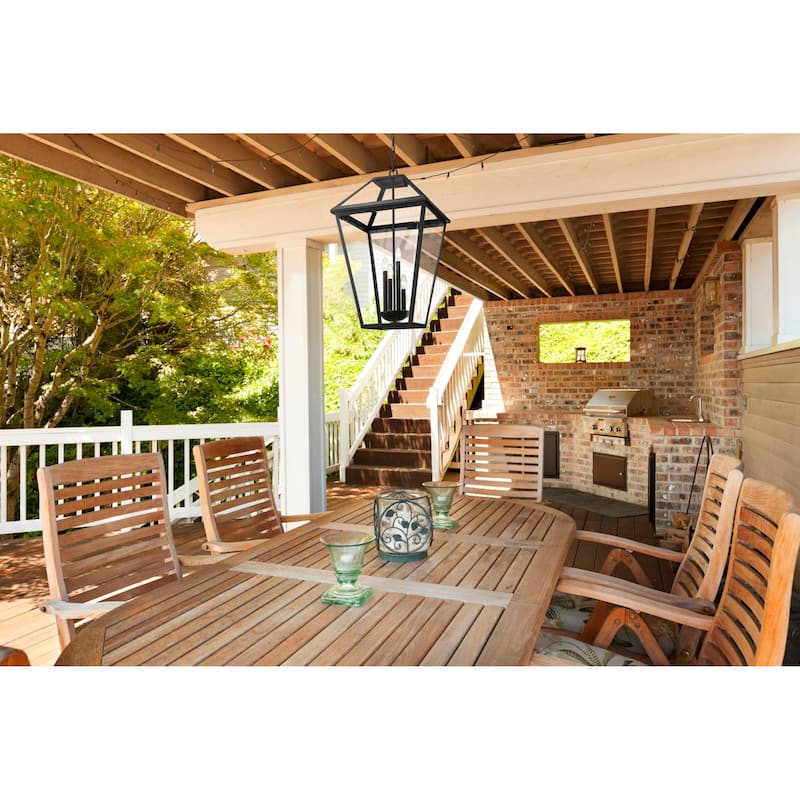 Z-Lite 579CHXLX Talbot 4 Light 20" Wide Semi-Flush Marine Grade