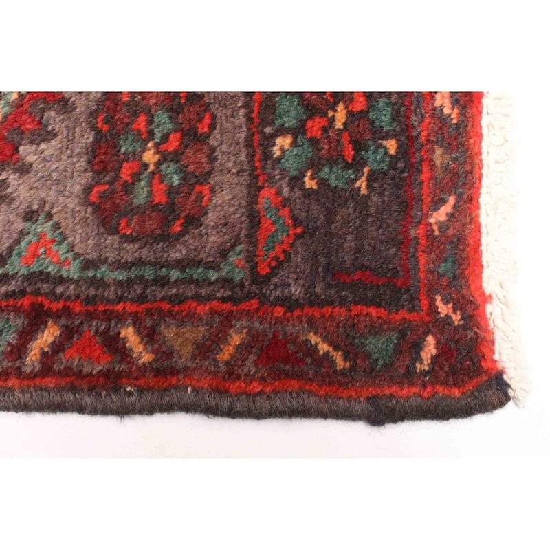 ECARPETGALLERY Hand-knotted Andelz Dark Grey Wool Rug - 4'0 x 6'8