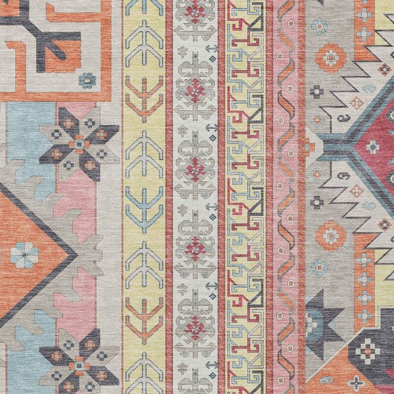 HomeRoots Aztec Transitional Rectangle Outdoor Rug