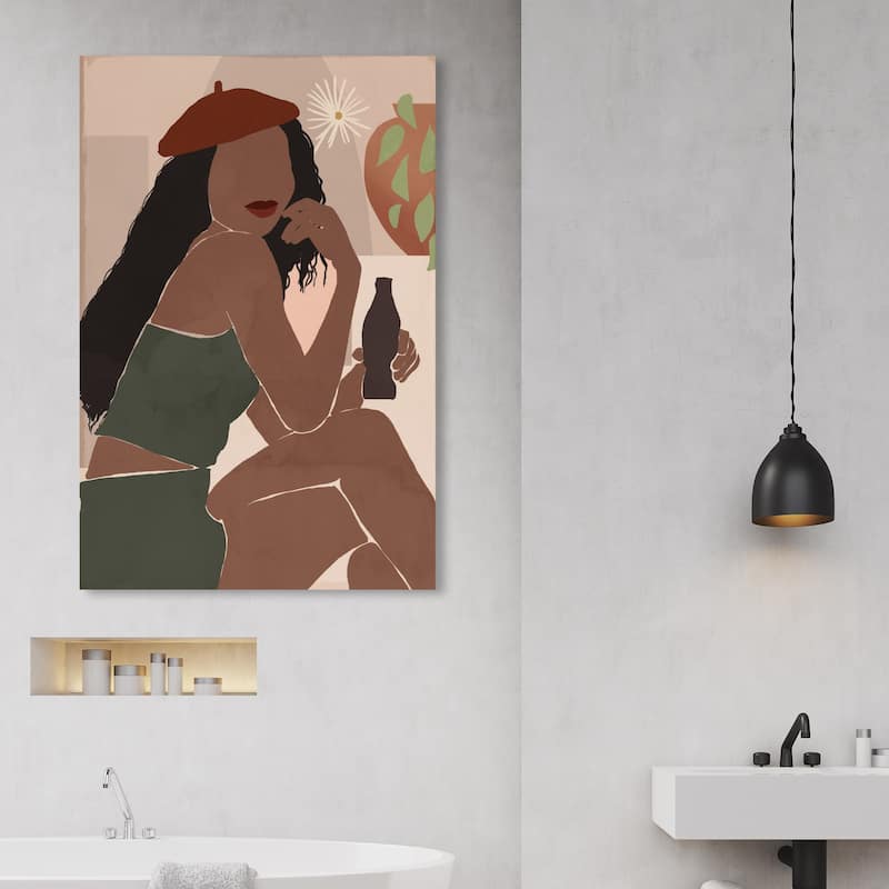 Wynwood Studio Fashion and Glam Peace and Nature Brown and Rustic Wall Art Canvas Print - 45 x 30