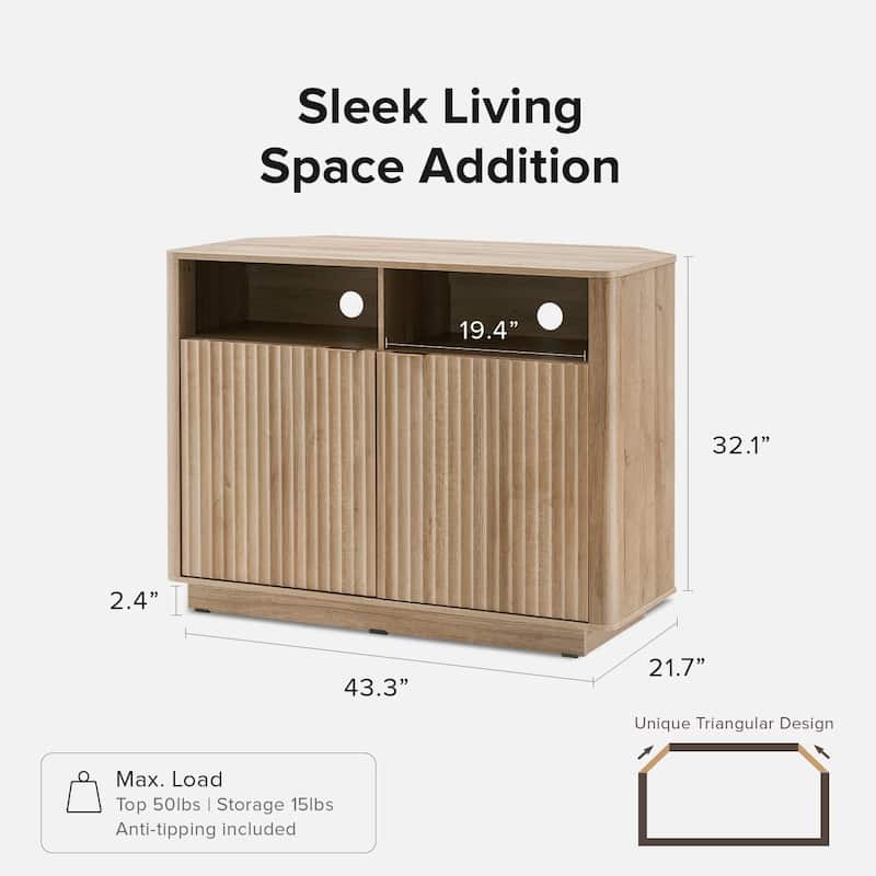 Mopio Brooklyn Corner TV Stand