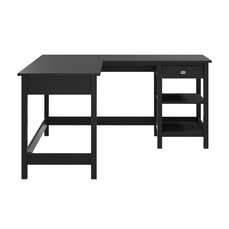 Broadview 60W L Shaped Computer Desk with Storage by Bush Furniture