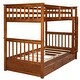 preview thumbnail 10 of 68, American Classic Traditional Style Twin-Over-Twin Bunk Bed with Ladders and Two Storage Drawers