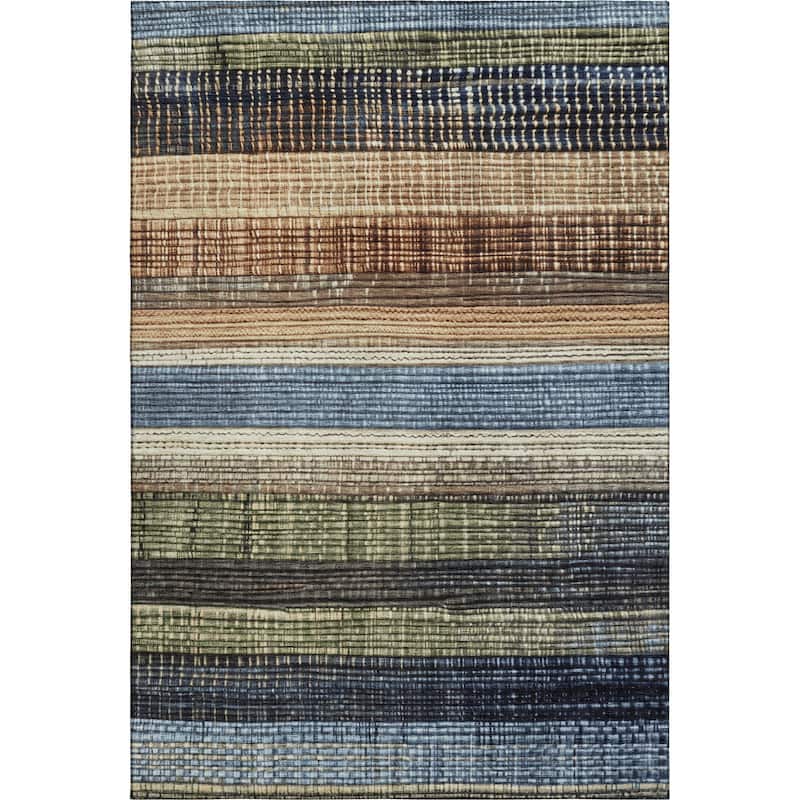 Premium Washable Super Soft Ombre Stripe Mayfield Rug