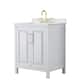 Option White, Gold Trim, Giotto Quartz Top