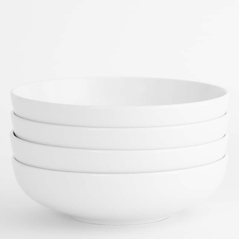 Euro Essential 4 Piece 9.25" Stoneware Bistro Bowl Set