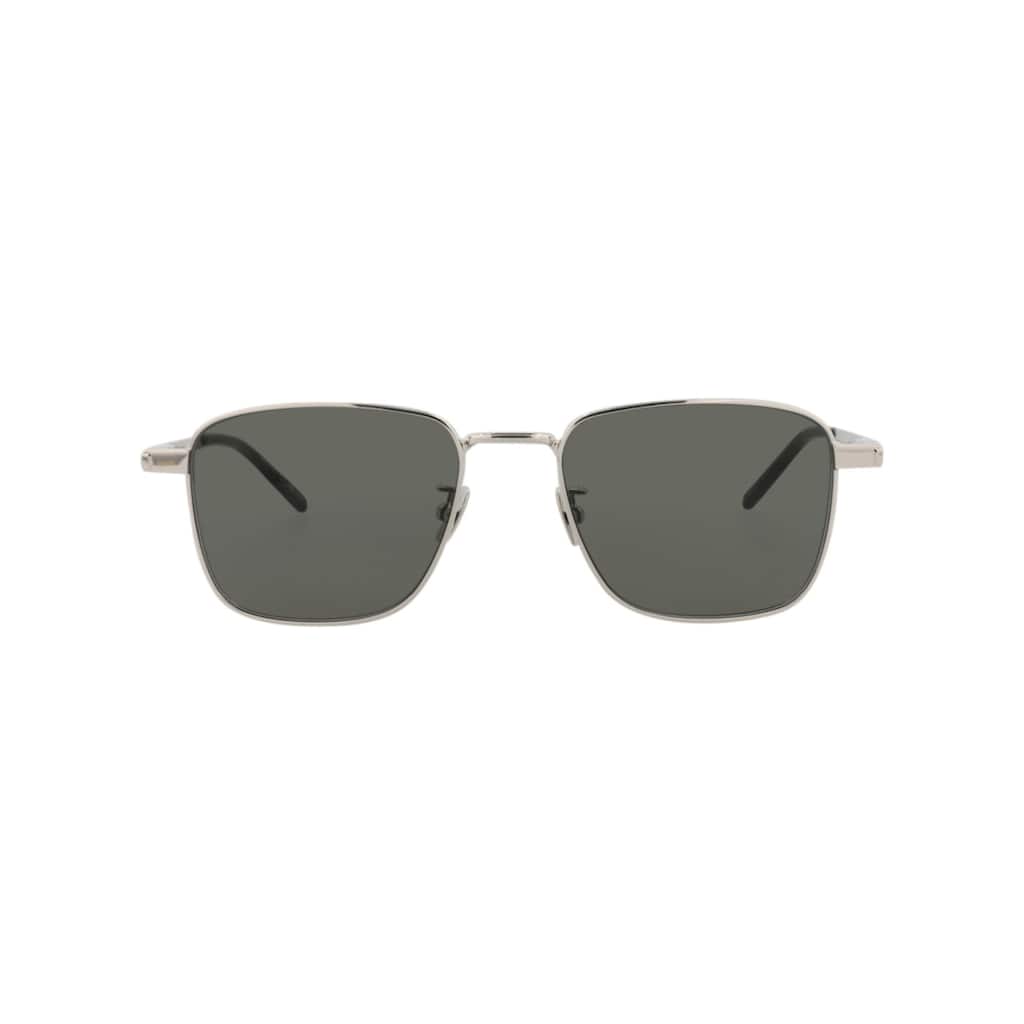 Saint Laurent Square-Frame Metal Sunglasses