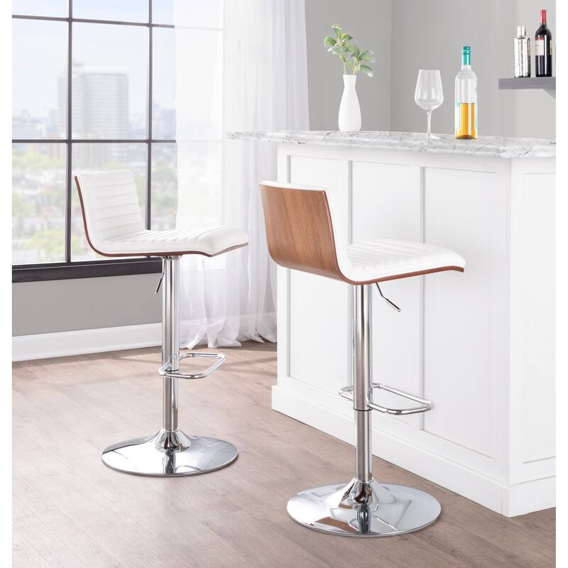 Carson Carrington Tyra Adjustable Bar Stool (Set of 2)