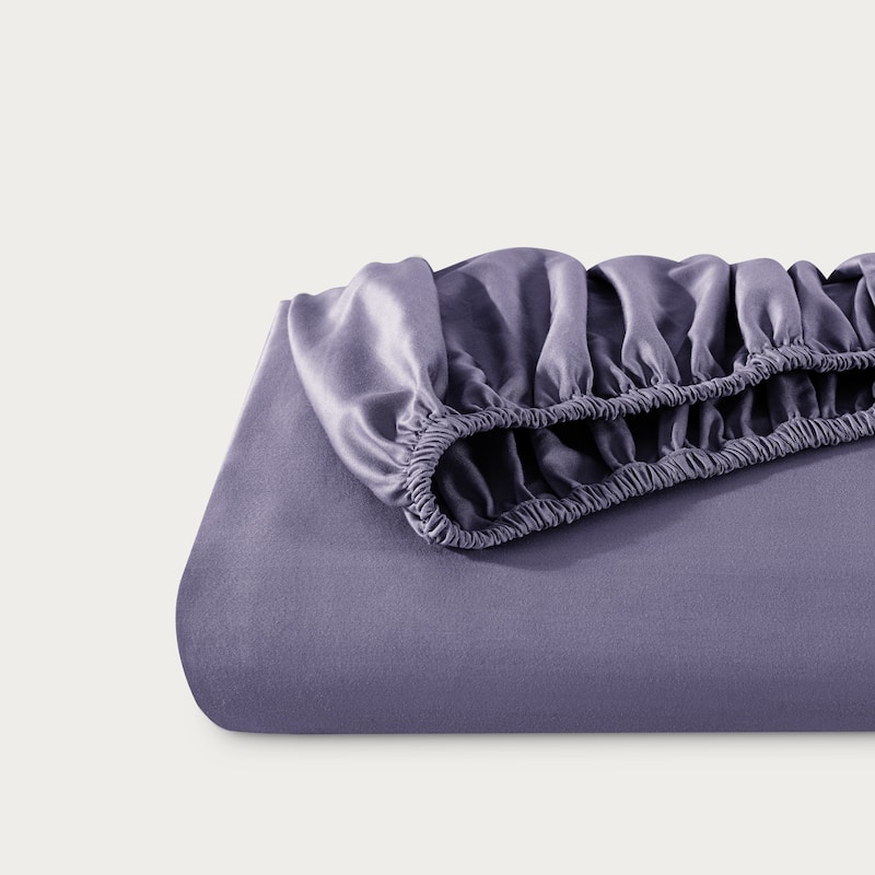 Bare Home Organic Cotton Fitted Sheet - Smoth Sateen Weave